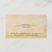 Carte De Rendez-vous Cheveux pourpre | Ciseaux (Dos)