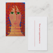 Carte De Rendez-vous Cheveux rouge curé (Devant / Derrière)