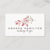 Carte De Rendez-vous Chic Aquarelle sauvage prairie flux rose Rendez-vo (Devant)