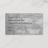 Carte De Rendez-vous Chic Grunge Grey (rendez-vous) (Dos)