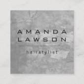 Carte De Rendez-vous Chic Grunge Grey (rendez-vous) (Devant)