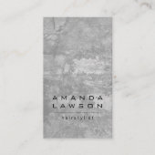 Carte De Rendez-vous Chic Grunge Grey (rendez-vous) (Devant)