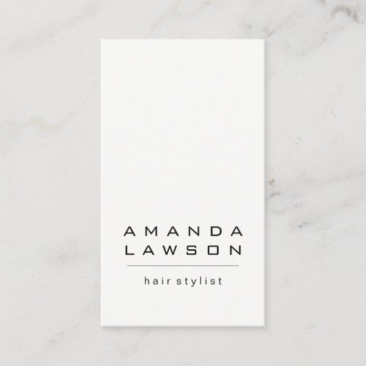 Carte De Rendez-vous Chic Grunge White Grey (rendez-vous) (Devant)