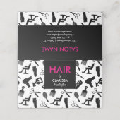 Carte de rendez-vous Chic Hair Stylist (Extérieur déplié)