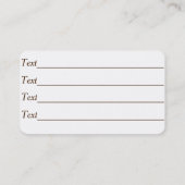 Carte De Rendez-vous chien en photo drôle Services de garde d'animaux d (Dos)