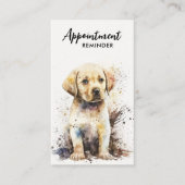 Carte De Rendez-vous Chien Groomer Labrador Chiot Animaux de compagnie (Devant)