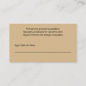 Carte De Rendez-vous Chien mignon dans la baignoire Animaux de compagni (Dos)