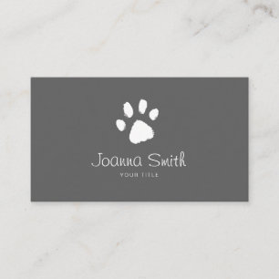 Carte De Rendez-vous Chien pâle gris Marcher Animal assis Vet Rendez-vo