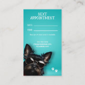 Carte De Rendez-vous Chien Walker (Dos)