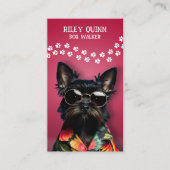 Carte De Rendez-vous Chien Walker (Devant)