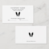 Carte De Rendez-vous Chiffre de taureau français (Devant / Derrière)