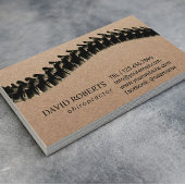 Carte De Rendez-vous Chiropratique Chiropraticien Thérapiste Rustique K