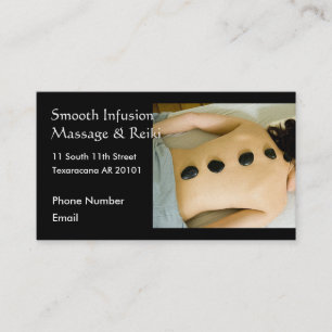 Carte De Rendez-vous Chut massage en cours, massage en pierre chaud