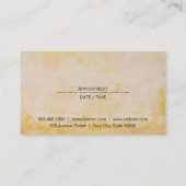 Carte De Rendez-vous cisaillement moderne | Coiffeuse (Dos)