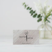 Carte De Rendez-vous cisaillement moderne | Wood Stylist (Debout devant)