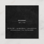 Carte De Rendez-vous Cisailler la texture rustique moderne (Dos)