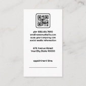 Carte De Rendez-vous Ciseaux | Aquarelle Arrière - plan artistique (Dos)