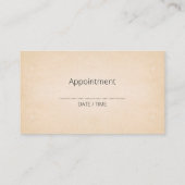 Carte De Rendez-vous Ciseaux de coiffeur (Dos)