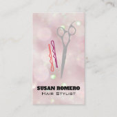 Carte De Rendez-vous Ciseaux et broches à cheveux (Devant)