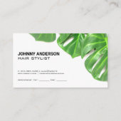 Carte De Rendez-vous Ciseaux | Monstera (Dos)