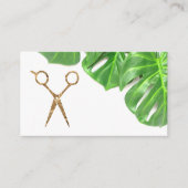Carte De Rendez-vous Ciseaux | Monstera (Devant)