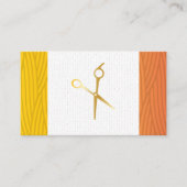 Carte De Rendez-vous Ciseaux | Motif de tissage d'art moderne (Devant)