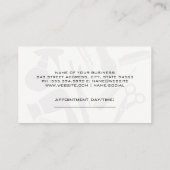 Carte De Rendez-vous Ciseaux | Pince à cheveux (Dos)