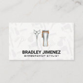 Carte De Rendez-vous Ciseaux | Pince à cheveux (Devant)