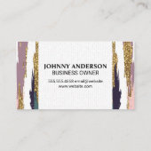 Carte De Rendez-vous Ciseaux | Style Boho Art Moderne (Dos)