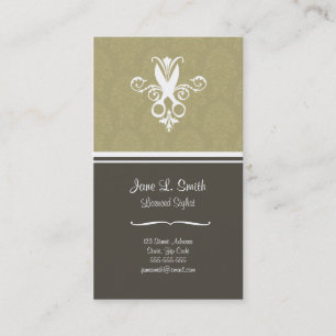 Carte De Rendez-vous Ciseaux verts de tapisserie