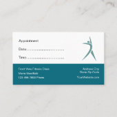 Carte De Rendez-vous Classe de formateur de conditionnement physique Ca (Devant)