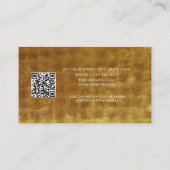 Carte de rendez-vous client professionnel QR Code  (Dos)