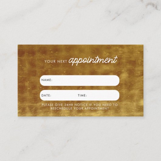 Carte de rendez-vous client professionnel QR Code  (Devant)