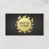 Carte De Rendez-vous Clinique Animale Hôpital Soins pour animaux de com (Devant)