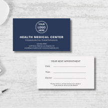Clinique de soins de santé à logo personnalisé, mé