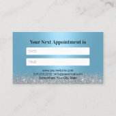 Carte De Rendez-vous Clinique dentaire dentiste Parties scintillant den (Dos)