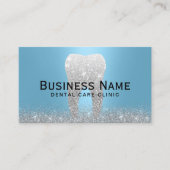 Carte De Rendez-vous Clinique dentaire dentiste Parties scintillant den (Devant)