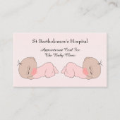 Carte De Rendez-vous Clinique pour bébés (Devant)