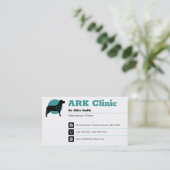 Carte De Rendez-vous Clinique vétérinaire | Info (Debout devant)