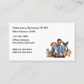 Carte de rendez-vous clinique vétérinaire vétérina (Devant)