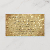 Carte De Rendez-vous Clou Artiste Manucure Parties scintillant Sepi Car (Dos)