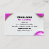 Carte De Rendez-vous Clou liquide rose Polonais (Dos)