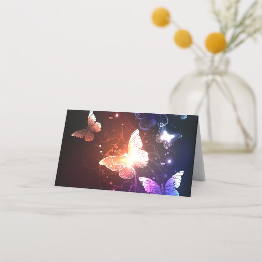 Carte De Rendez-vous Clowing Night Butterflies (Dos)