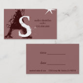 Carte De Rendez-vous coiffeur (Devant / Derrière)