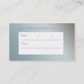 Carte De Rendez-vous coiffeur de bande dessinée (Dos)