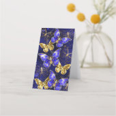 Carte De Rendez-vous Composition avec papillons Sapphire (Devant)