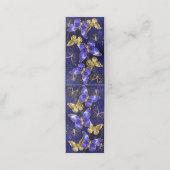 Carte De Rendez-vous Composition avec papillons Sapphire (Extérieur déplié)
