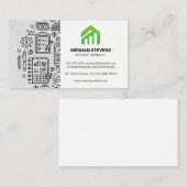 Carte De Rendez-vous Comptabilité | Graphique Logo Croissance (Devant / Derrière)