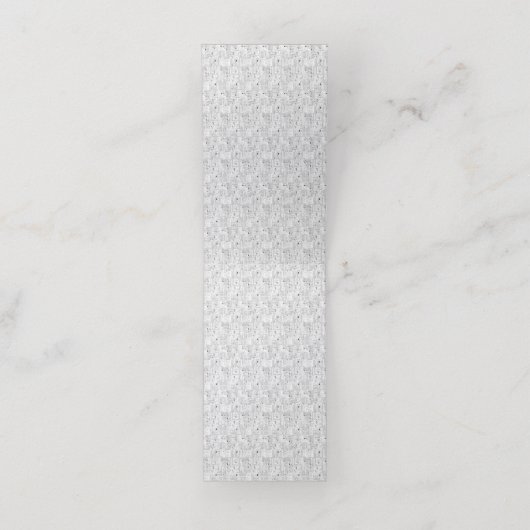 Carte De Rendez-vous Conception de langue Un cent un (Intérieur déplié)