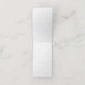 Carte De Rendez-vous conception horizontale Trente (Intérieur déplié)